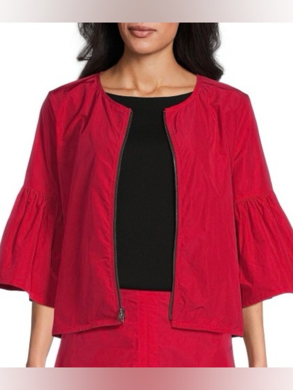 BRYN WALKER FRIDA MEMORY CRUNCH JACKET, SIZE L.